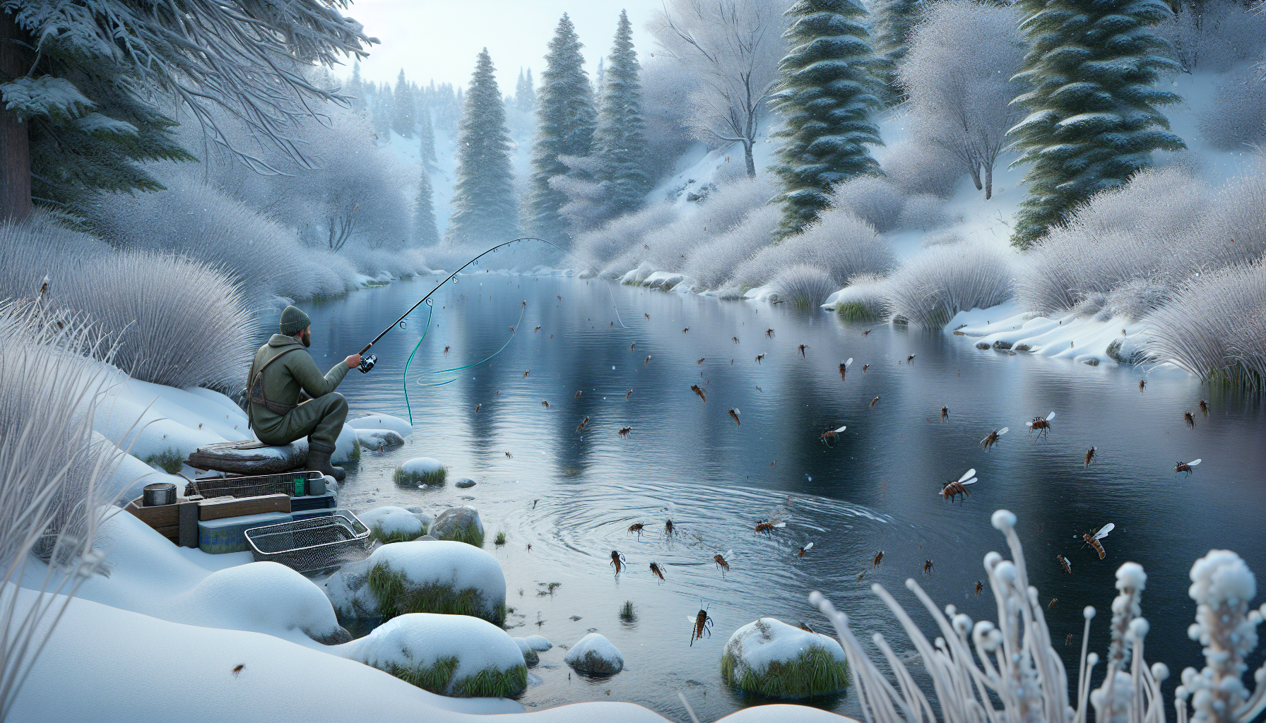 Winter Tactics: Mastering Nymphs and Midges Amidst the Snow Drought